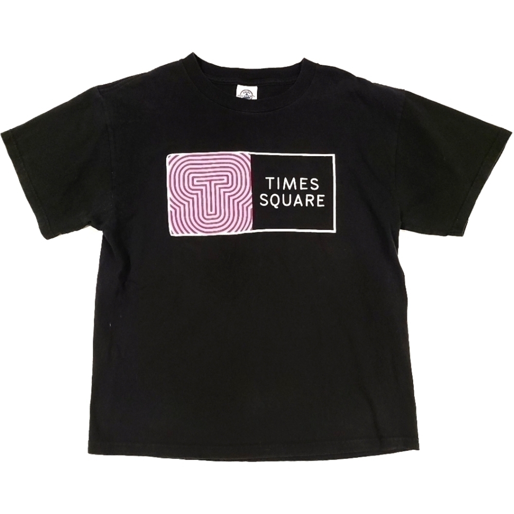 𝅺3/$20 Delta Pro Weight Black Times Square T-Shirt